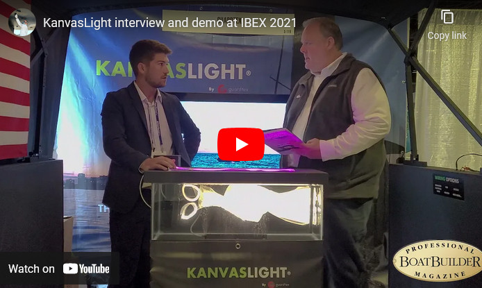 KanvaLight video IBEX 2021 Professional BoatBuilder